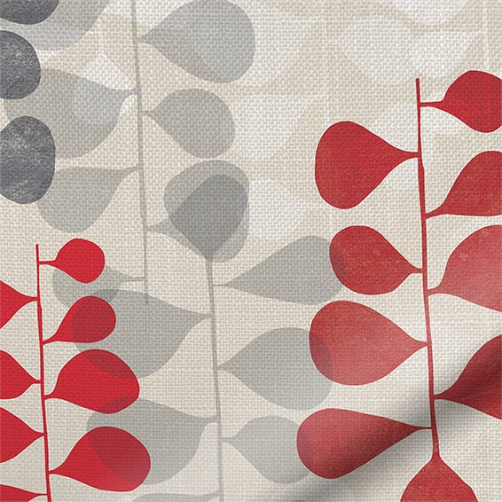 Blooming Meadow Linen Ruby Roman Blind - Image 3