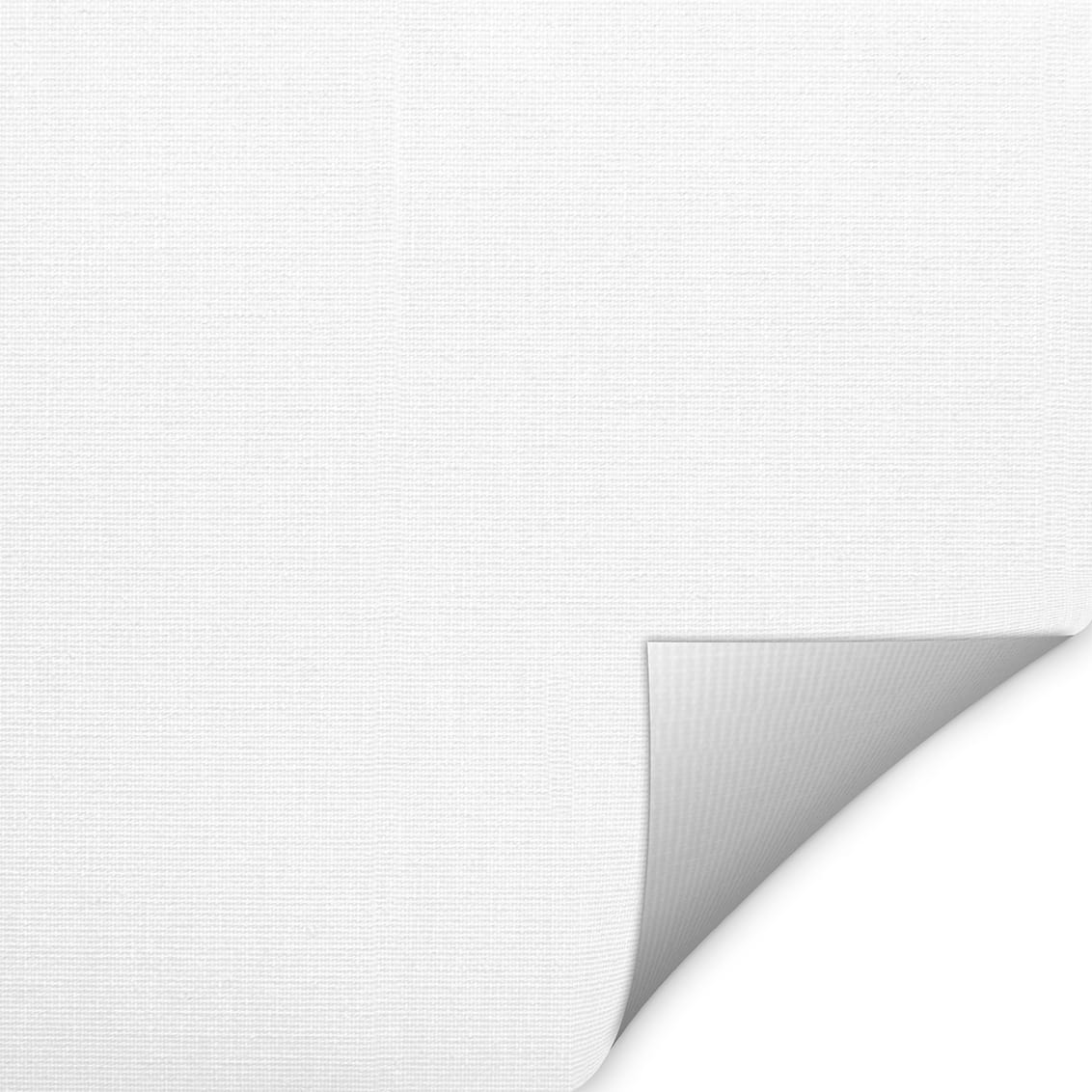 Chromium Thermal Blackout Satin White Roller Blind - Image 3