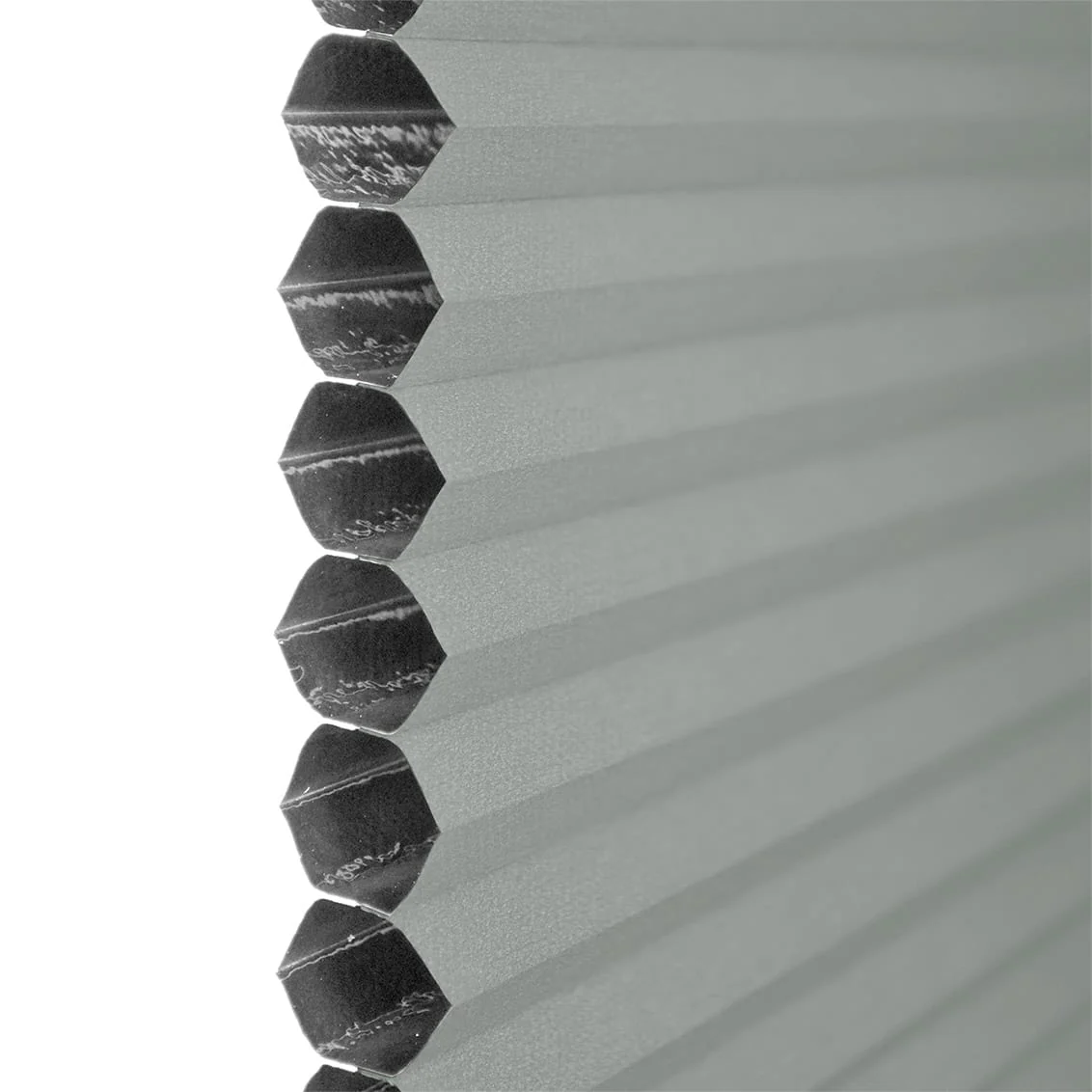 DuoShade Top Down/Bottom Up Nickel Grey Thermal Blind - Image 3