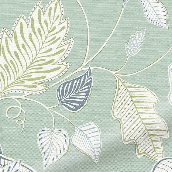 Flavia Seafoam  Curtains - Image 3