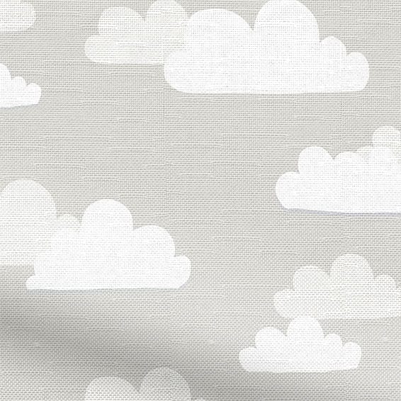 Fluffy Clouds Grey Curtains - Image 3