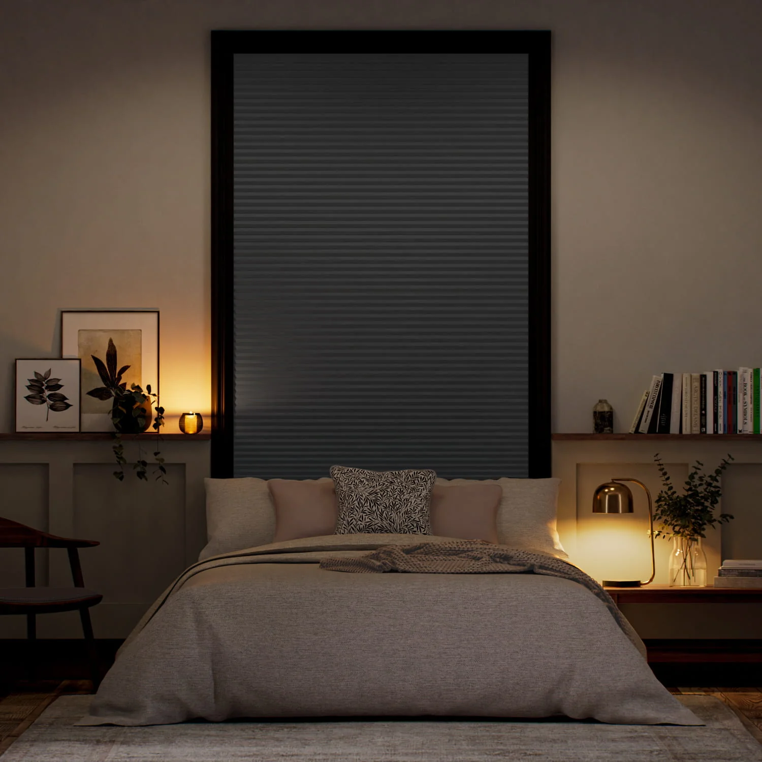 MaxShade Complete Blackout Pewter Thermal Blind - Image 3