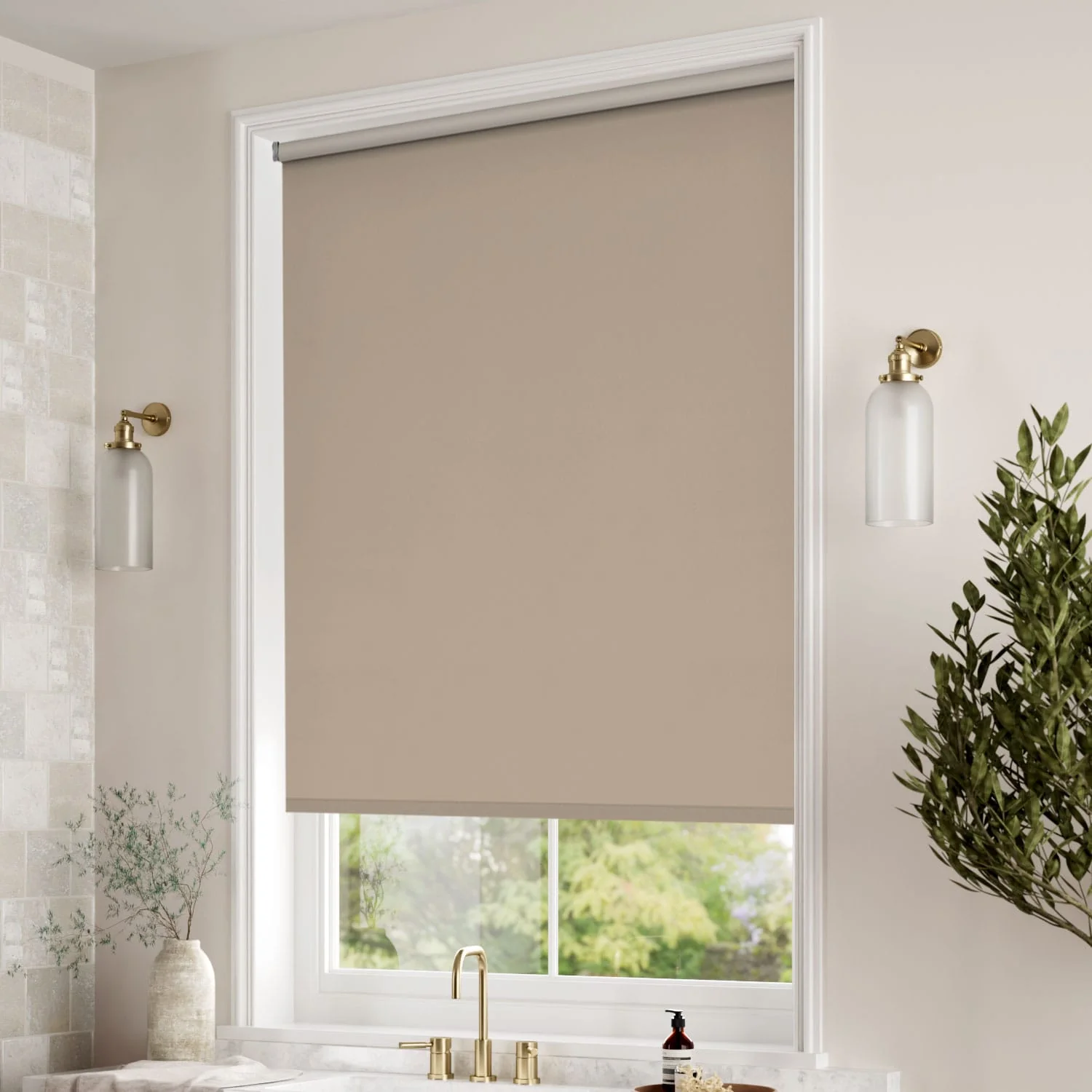Sevilla Blackout Moonstone Roller Blind - Image 3